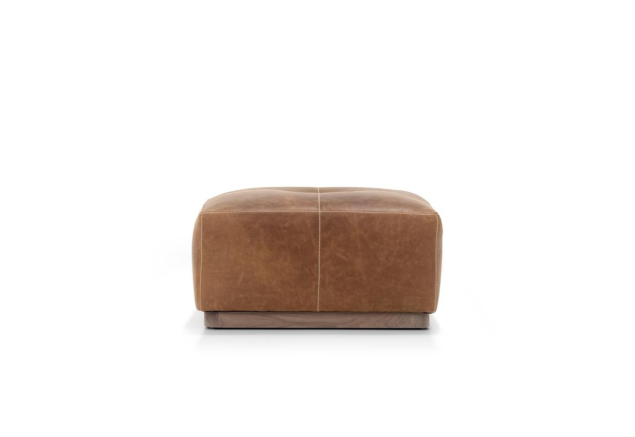 ASHER LARGE OTTOMAN | KENZO STRAW