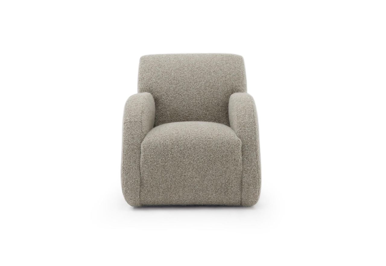 EMILE SWIVEL CLUB CHAIR | MEPHISTUR SMOG
