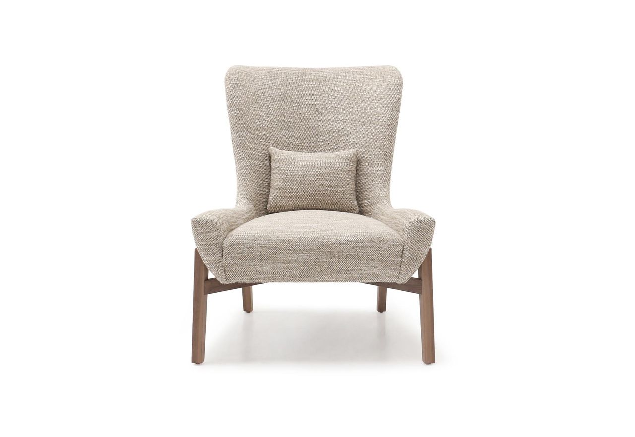 FERNANDO WING CHAIR | DODO 206 PEBBLE