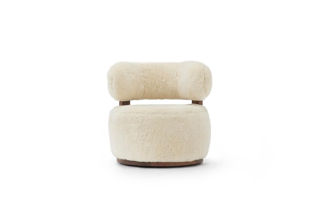 GASTON SWIVEL CHAIR | MILMA NATURAL