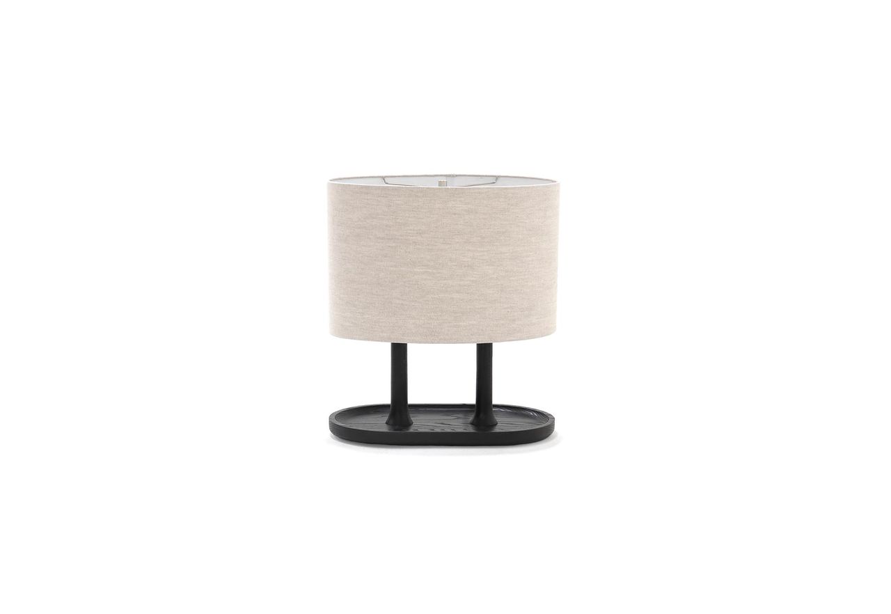 LAGO TABLE LAMP | FUMED ASH