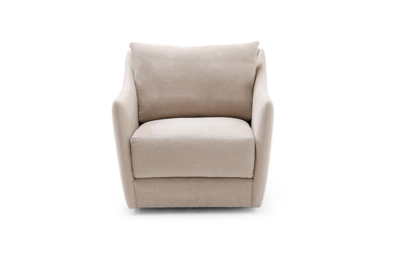 MABEL SWIVEL CLUB CHAIR | KALAHARI FLAX