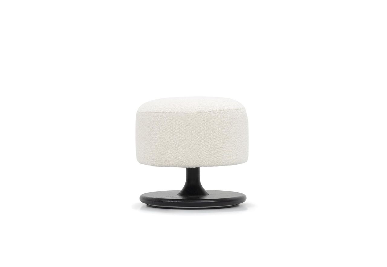ROGER SWIVEL STOOL | SIERRA OYSTER | ESPRESSO ASH