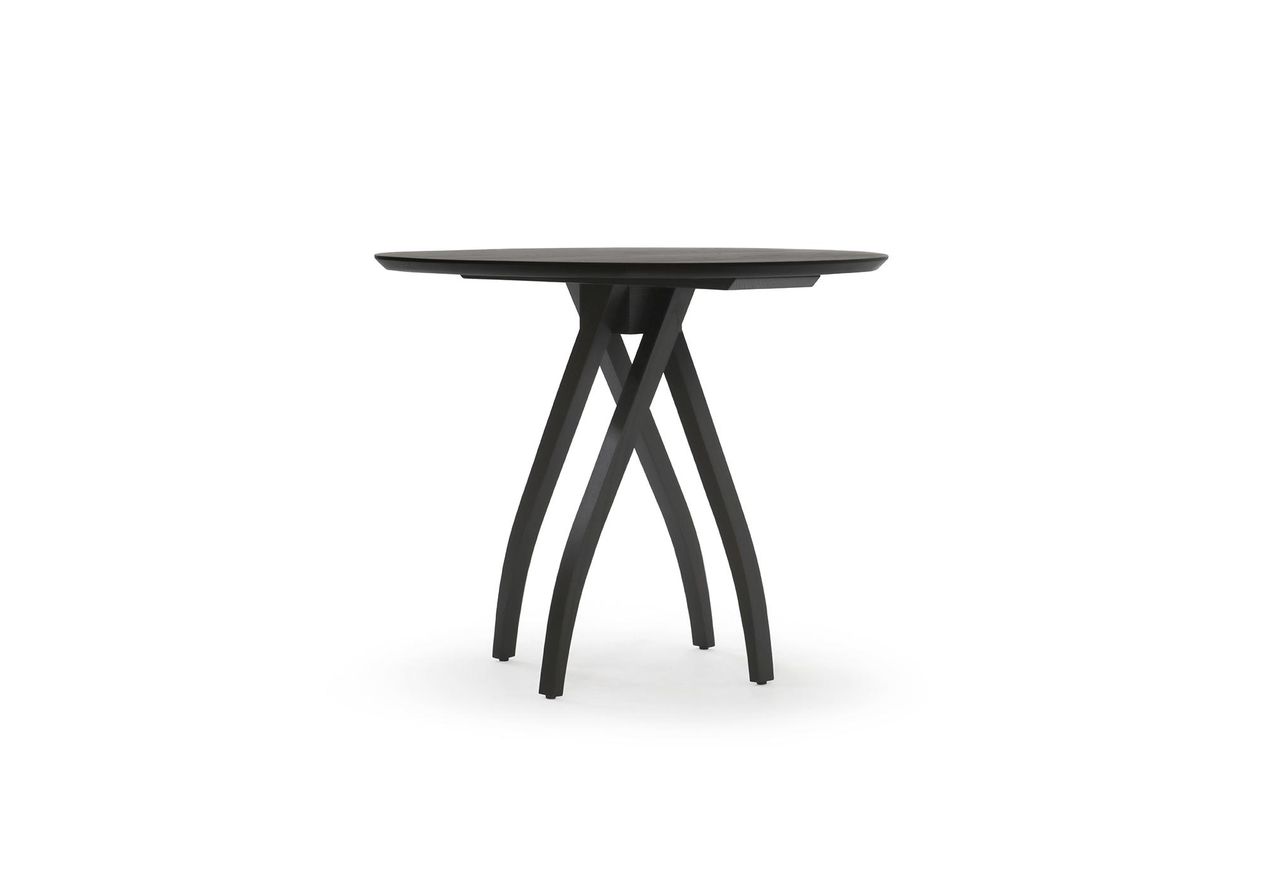 TWIST 36" DINING TABLE | FUMED ASH