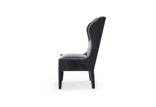 AMELIE DINING CHAIR | COMO DARK GREY