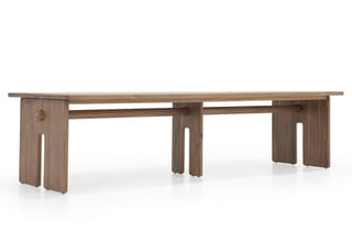 CADIZ 120 X 42 DINING TABLE | DEAD FLAT WALNUT