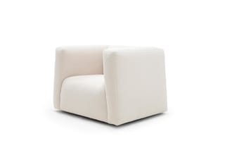 CLEMENCE SWIVEL CLUB | POODLE CREAM