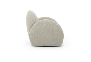 CHLOE SWIVEL CLUB CHAIR | ARIDO BOUCLE AD5 MORETTA