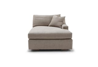 Clarence RAF Chaise | Desert Linen Salt & Pepper | CLR 5002