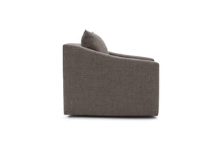 DUKE SWIVEL CLUB CHAIR | TADAO PEWTER