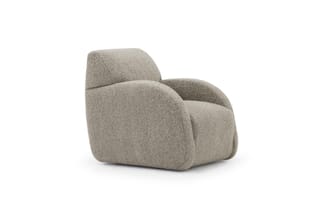 EMILE SWIVEL CLUB CHAIR | MEPHISTUR SMOG