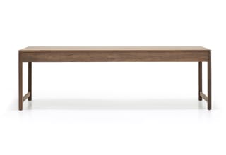 FERMETTE 96/36 DINING TABLE | DEAD FLAT WALNUT