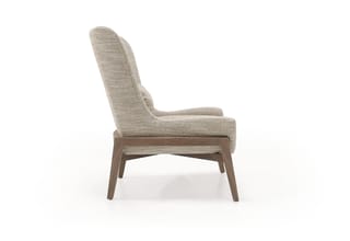 FERNANDO WING CHAIR | DODO 206 PEBBLE