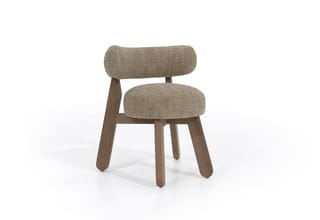 GASTON DINING CHAIR | VITA 1 DESERT DEAD FLAT