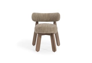 GASTON DINING CHAIR | VITA 1 DESERT DEAD FLAT