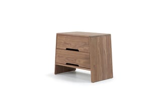 GEORGINA NIGHTSTAND | DEAD FLAT WALNUT