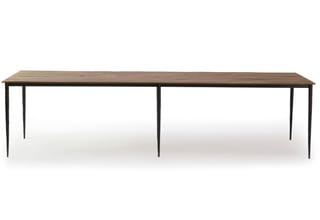 GIACOMETTI 120/42 DINING TABLE | DEAD FLAT WALNUT