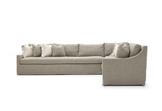 HANNAH SECTIONAL | DESERT LINEN EARTH