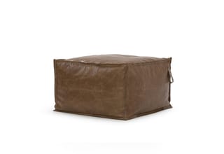 MAXIM 25 SQUARE POUF LOW | ECHO UMBER
