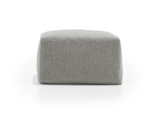 MAXIM 30 SQUARE POUF HIGH | ANURA GRAVEL