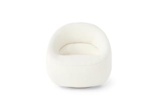 MICAH SWIVEL CLUB CHAIR | MAKALU OYSTER