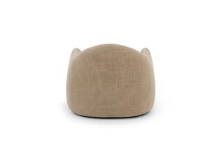 MINA SWIVEL CLUB CHAIR | HARVEST LINEN GINGER