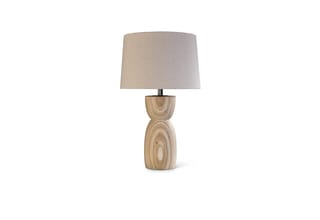 PARMA TABLE LAMP | RAW LAYERED L UMBER