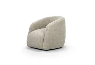 THEO CLUB SWIVEL CLUB CHAIR | ARIDOBOUCLE MORETTA