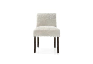 THIBAUT ARMLESS DINING | CATALINA GUERNSEY CREAM | EBONY ON ASH
