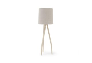 TWIST FLOOR LAMP | BLEACHED WHITEWASH