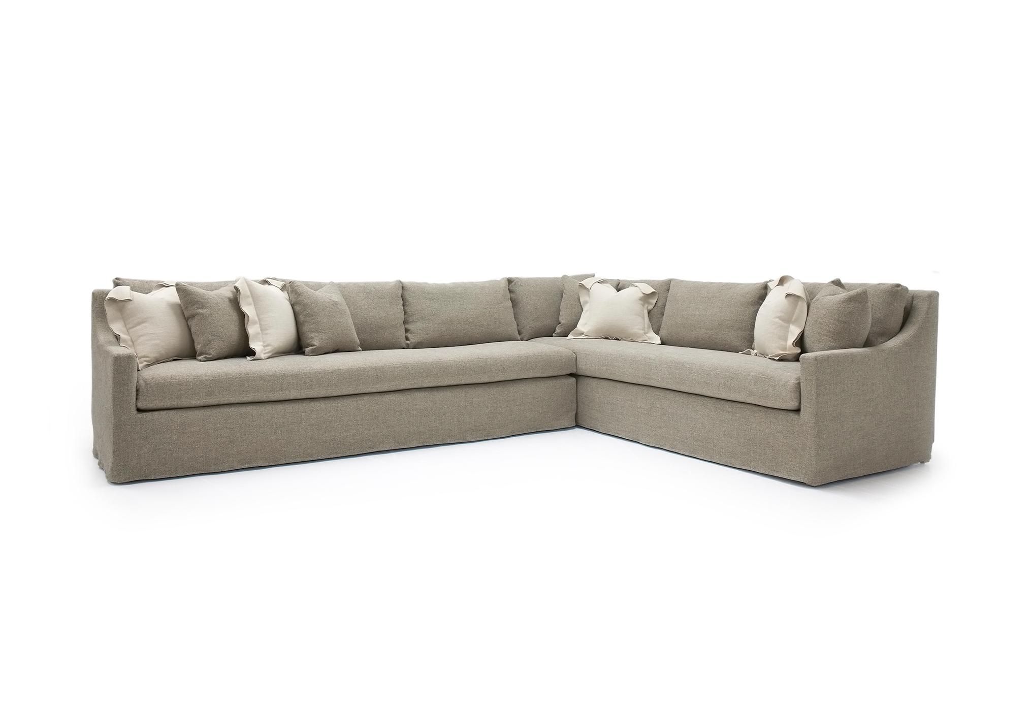 HANNAH SECTIONAL | DESERT LINEN EARTH