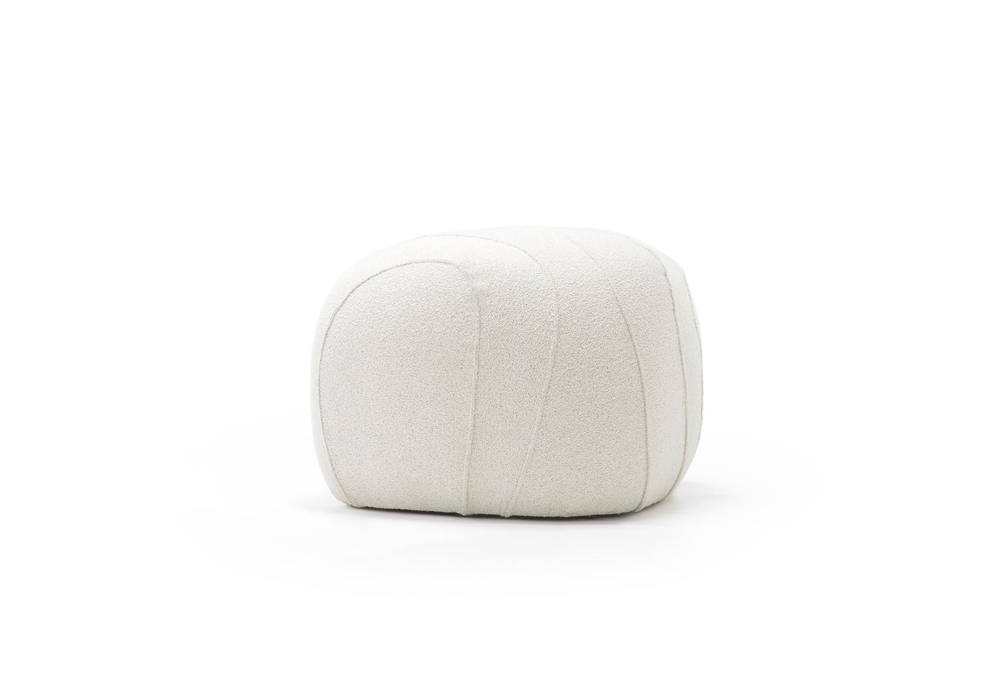 LOLA DINING POUF | ORSETTO CREAM