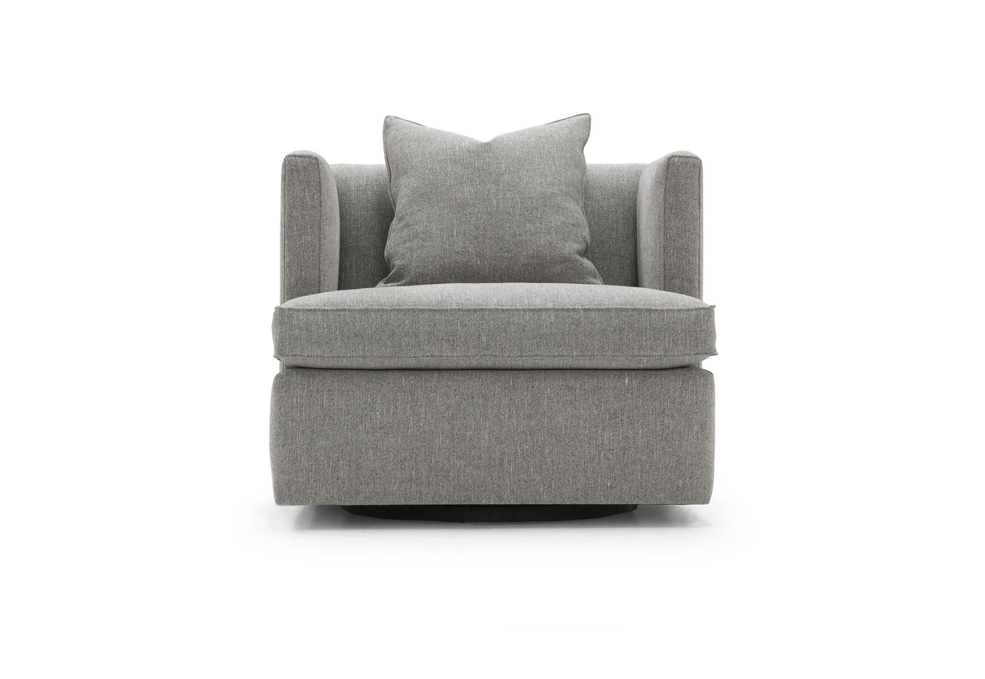 MARILYN SWIVEL CLUB CHAIR | DESERT LINEN EARTH