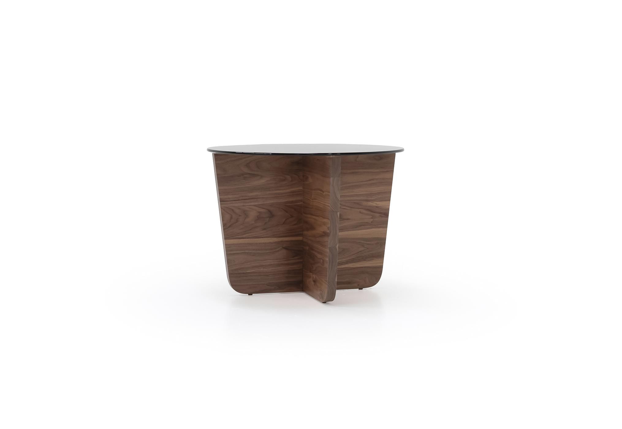 VALENCIA SIDE TABLE | DEAD FLAT WALNUT
